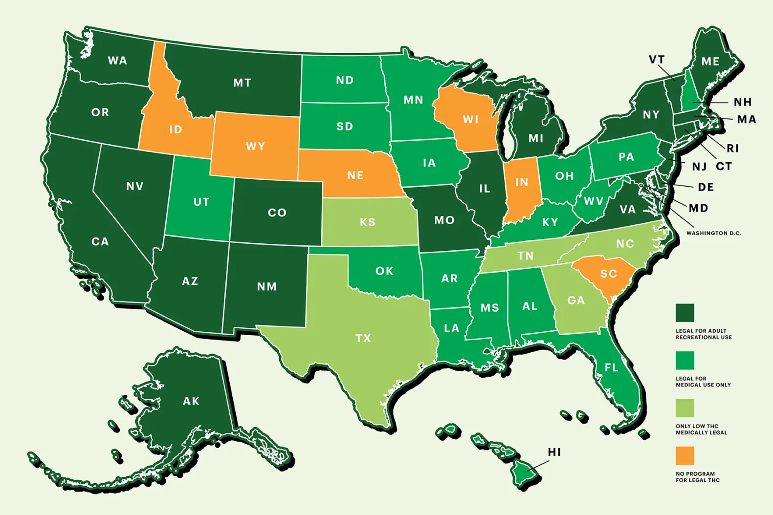 State of Cannabis in the United States: July 2024